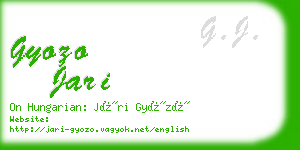 gyozo jari business card